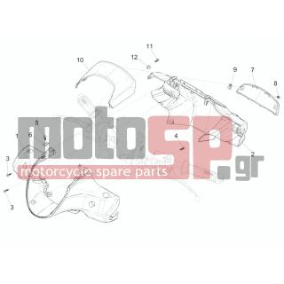 PIAGGIO - MEDLEY 125 4T IE ABS 2016 - Body Parts - COVER steering