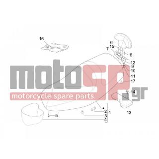 PIAGGIO - MP3 125 IE 2009 - Body Parts - Saddle / seats - Tool