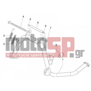 PIAGGIO - MP3 125 IE 2009 - Frame - Stands