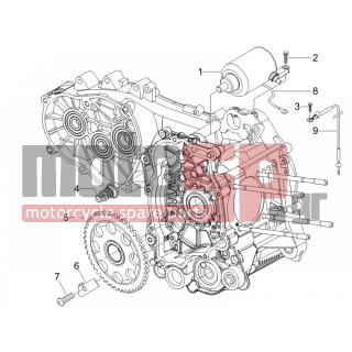 PIAGGIO - BEVERLY 250 E3 2007 - Κινητήρας/Κιβώτιο Ταχυτήτων - Start - Electric starter - 969296 - ΒΙΔΑ M6X10