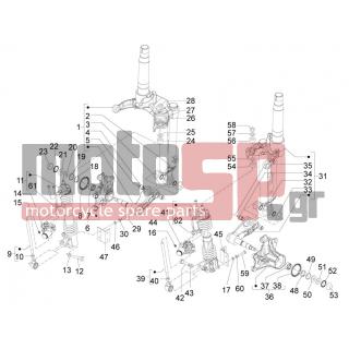 PIAGGIO - MP3 300 IE LT TOURING 2013 - Suspension - FORK accessories (Mingxing)