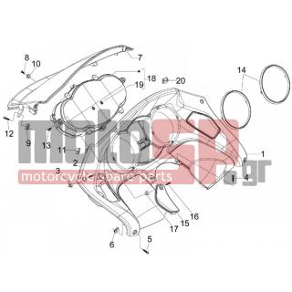 PIAGGIO - MP3 300 IE MIC 2010 - Electrical - Complex instruments - Cruscotto - 258249 - ΒΙΔΑ M4,2x19 (ΛΑΜΑΡΙΝΟΒΙΔΑ)