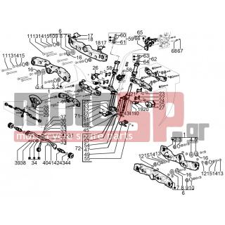 PIAGGIO - MP3 300 YOURBAN ERL 2014 - Suspension - fork components (Mingxing) - 648476 - ΤΑΚΑΚΙΑ ΦΡ MP3-FUOCO-OREGON ΠΑΡΚΑΡΙΣΜ