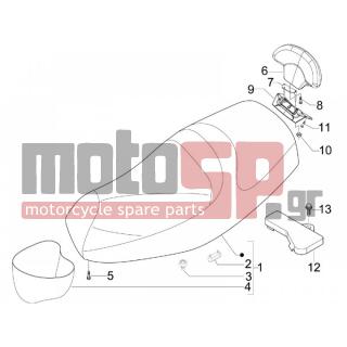 PIAGGIO - MP3 400 IE MIC 2009 - Body Parts - Saddle / Seats