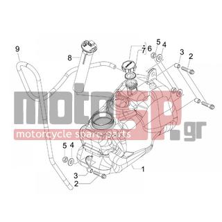 PIAGGIO - MP3 400 RL TOURING 2011 - Body Parts - tank