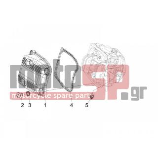 PIAGGIO - MP3 500 RL SPORT - BUSIBESS 2012 - Κινητήρας/Κιβώτιο Ταχυτήτων - COVER head - 872635 - ΒΙΔΑ ΕΙΔΙΚΗ ΚΕΦΑΛΗΣ ΒΑΛΒ NEXUS-X8/MANA