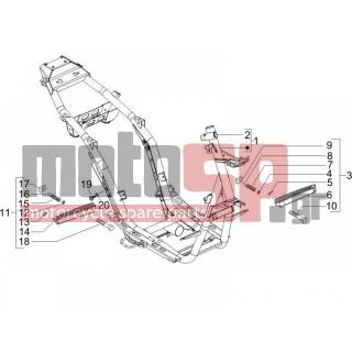 PIAGGIO - NRG POWER DD SERIE SPECIALE 2012 - Frame - Chassis/frame - 709047 - ΡΟΔΕΛΛΑ
