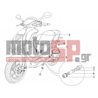 PIAGGIO - NRG POWER DD SERIE SPECIALE 2010 - Engine/Transmission - transmission Cables