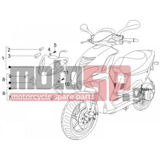 PIAGGIO - NRG POWER DD SERIE SPECIALE 2012 - Electrical - Lamps - Direction
