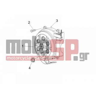 PIAGGIO - NRG POWER DD SERIE SPECIALE 2012 - Engine/Transmission - COVER flywheel magneto - FILTER oil