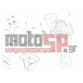 PIAGGIO - NRG POWER DD SERIE SPECIALE 2007 - Engine/Transmission - CARBURETOR COMPLETE UNIT - Fittings insertion - 498409 - ΣΕΤ ΦΛΑΝΤΖΕΣ ΚΑΡΜΠ SCOOTER 50 DELL ±