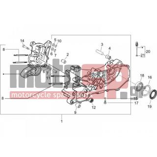 PIAGGIO - NRG POWER DD SERIE SPECIALE 2008 - Engine/Transmission - OIL PAN