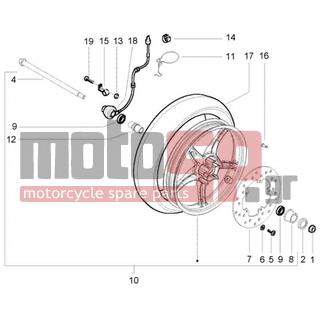 PIAGGIO - NRG POWER DT < 2005 - Frame - FRONT wheel