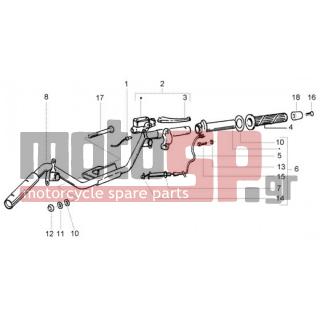 PIAGGIO - NRG POWER DT < 2005 - Frame - steering parts - 265249 - ΒΙΔΑ MANET COSA2-FL-SCOOTER