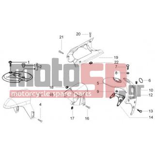PIAGGIO - NRG POWER DT < 2005 - Body Parts - Fender front and back - 180859 - ΑΣΦΑΛΕΙΑ 6mm ΑΥΤΟΚΟΛ Χ8
