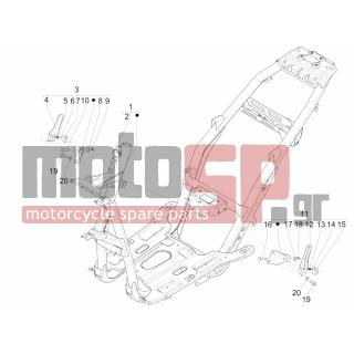 PIAGGIO - NRG POWER DT 2010 - Frame - Frame / chassis - 295592 - ΛΑΜΑΚΙ ΜΑΡΣΠΙΕ RUNNER
