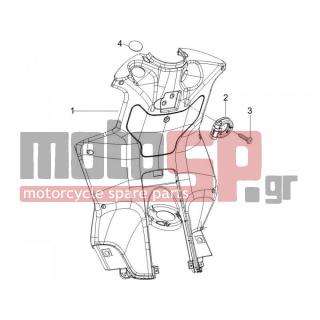PIAGGIO - NRG POWER DT 2013 - Body Parts - Storage Front - Extension mask