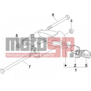 PIAGGIO - NRG POWER DT SERIE SPECIALE 2007 - Suspension - rocking arm - 231370 - ΠΑΞΙΜΑΔΙ