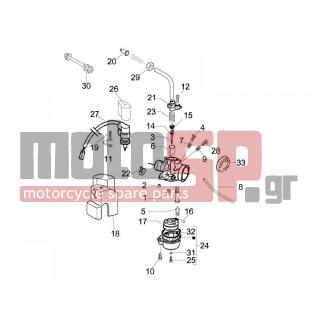 PIAGGIO - NRG POWER DT SERIE SPECIALE 2007 - Engine/Transmission - CARBURETOR accessories - 827892 - ΡΥΘΜΙΣΤΗΣ ΑΕΡΑ ΚΑΡΜΠ SCOOTER 50
