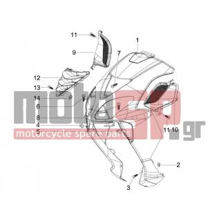 PIAGGIO - NRG POWER DT SERIE SPECIALE 2007 - Body Parts - mask front - 258249 - ΒΙΔΑ M4,2x19 (ΛΑΜΑΡΙΝΟΒΙΔΑ)