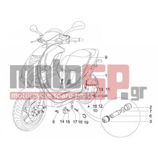 PIAGGIO - NRG POWER DT SERIE SPECIALE 2007 - Frame - cables - 270310 - ΡΕΓΟΥΛΑΤΟΡΟΣ ΦΡ SCOOTER