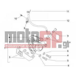 PIAGGIO - NRG POWER DT SERIE SPECIALE 2012 - Φρένα - brake lines - Brake Calipers