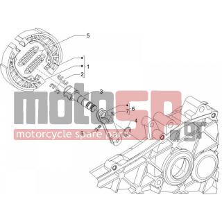 PIAGGIO - NRG POWER DT SERIE SPECIALE 2007 - Brakes - Rear brake - Jaws - 266724 - ΣΤΗΡΙΓΜΑ