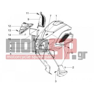PIAGGIO - NRG POWER PURE JET 2006 - Body Parts - mask front - 272836 - ΒΙΔΑ M6X16.
