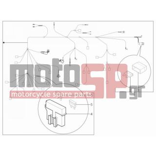 PIAGGIO - TYPHOON 125 4T 2V E3 2011 - Electrical - Complex harness - 290404 - ΤΖΑΜΑΚΙ ΑΣΦΑΛΕΙΟΘΗΚΗΣ