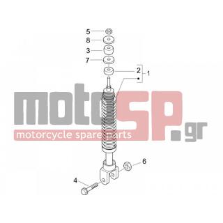 PIAGGIO - TYPHOON 50 2006 - Suspension - Place BACK - Shock absorber
