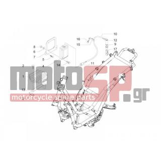 PIAGGIO - BEVERLY 300 IE TOURER E3 2009 - Electrical - Voltage regulator -Electronic - Multiplier - 434541 - ΒΙΔΑ M6X16 SCOOTER CL10,9