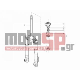 PIAGGIO - BEVERLY 300 RST 4T 4V IE E3 2014 - Suspension - Fork / bottle steering - Complex glasses - 111094 - Κρίκος σωλήνα τιμονιού