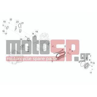 PIAGGIO - BEVERLY 350 4T 4V IE E3 SPORT TOURING 2014 - Engine/Transmission - OIL PUMP - B013970 - ΓΡΑΝΑΖΙ ΤΡ ΛΑΔΙΟΥ SCOOTER 350