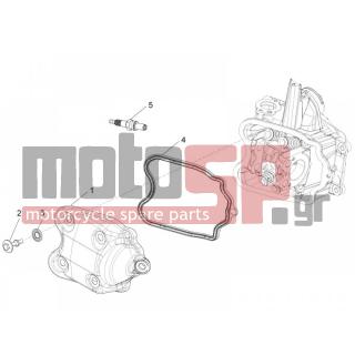 PIAGGIO - BEVERLY 350 4T 4V IE E3 SPORT TOURING 2014 - Engine/Transmission - COVER head