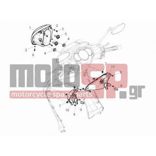 PIAGGIO - BEVERLY 350 4T 4V IE E3 SPORT TOURING 2014 - Electrical - Lights ahead - Flash - CM178601 - ΒΙΔΑ TORX
