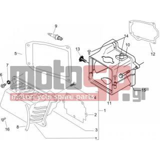 PIAGGIO - ZIP 50 4T 2007 - Engine/Transmission - COVER head - 832964 - ΚΑΠΑΚΙ ΒΑΛΒΙΔΩΝ SCOOTER 50 4T