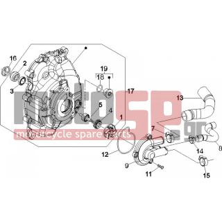 Vespa - GTS 250 ABS 2009 - Engine/Transmission - WHATER PUMP