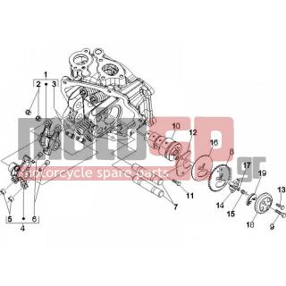 Vespa - GTS 250 ABS 2009 - Engine/Transmission - Complex rocker (rocker arms)