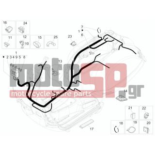 Vespa - GTS 300 IE 2013 - Electrical - The main wiring harness
