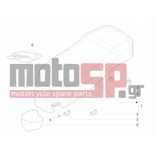Vespa - GTS 300 IE TOURING 2012 - Body Parts - Saddle / Seats