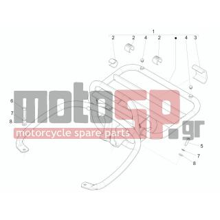 Vespa - GTS 300 IE TOURING 2012 - Body Parts - grid back