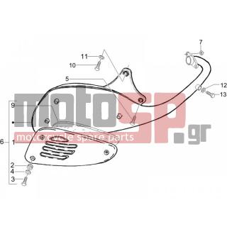 Vespa - LX 50 2T 2007 - Exhaust - silencers