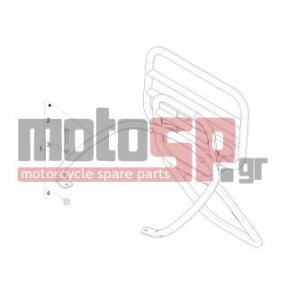 Vespa - PX 150 2011 - Body Parts - grid back