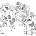 HONDA - CBF500 (ED) 2004 - Κινητήρας/Κιβώτιο ΤαχυτήτωνAIR CLEANER