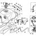 HONDA - CBF600SA (ED) ABS BCT 2009 - Body PartsFUEL TANK(CBF600S/SA)