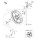 KAWASAKI - NINJA® 300 2013 - ΠλαίσιοFront Wheel(ADFA)(CA,US)/(AEFA)