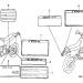 HONDA - XR600R (ED) 1997 - Body PartsCAUTION LABEL