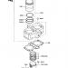 KAWASAKI - 454 LTD 1990 - Engine/TransmissionCylinder/Piston(s)