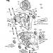 KAWASAKI - KE100 1989 - Κινητήρας/Κιβώτιο ΤαχυτήτωνCrankcase