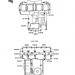 KAWASAKI - NINJA® ZX™-7 1989 - Κινητήρας/Κιβώτιο ΤαχυτήτωνCrankcase Bolt Pattern